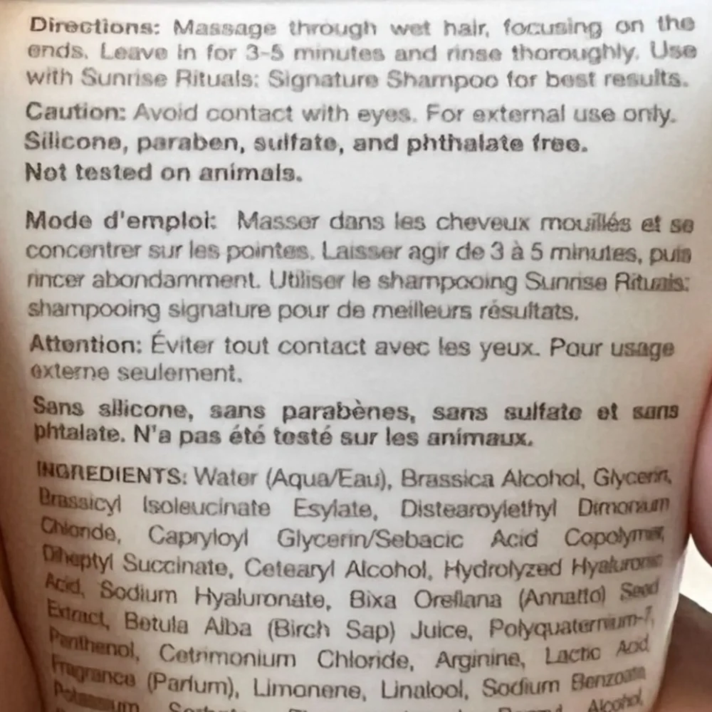 VOIR HAIRCARE SUNSET RITUALS CONDITIONER